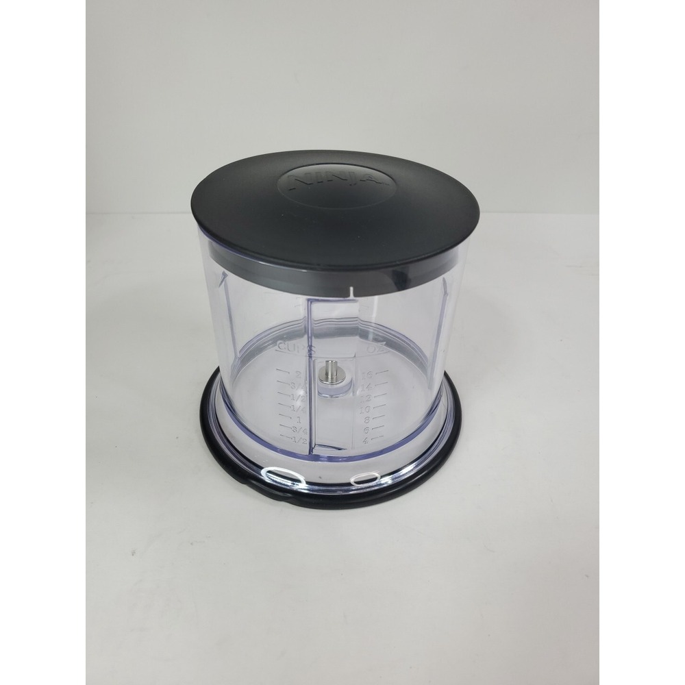 Ninja Master Prep Professional Replacement 16 oz Two Cup Bowl W/ Lid QB1005